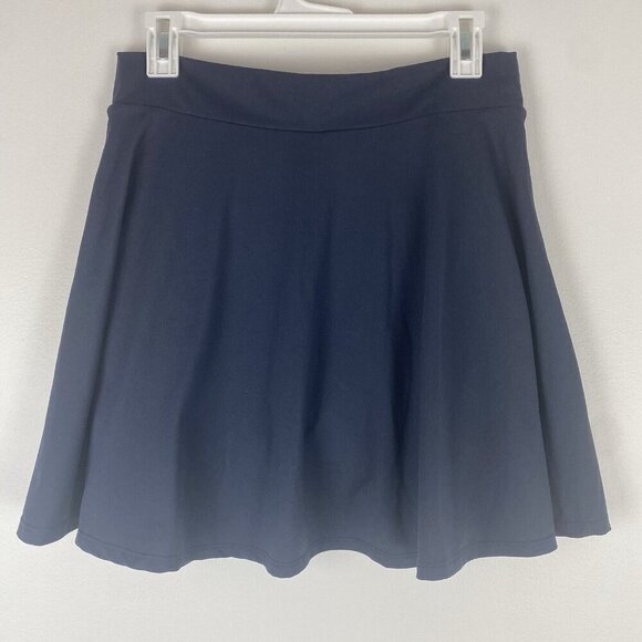 Fabletics Women's Circle Flowy Skort Size M ? Navy Blue Lined Pockets Athleisure - Picture 2 of 7